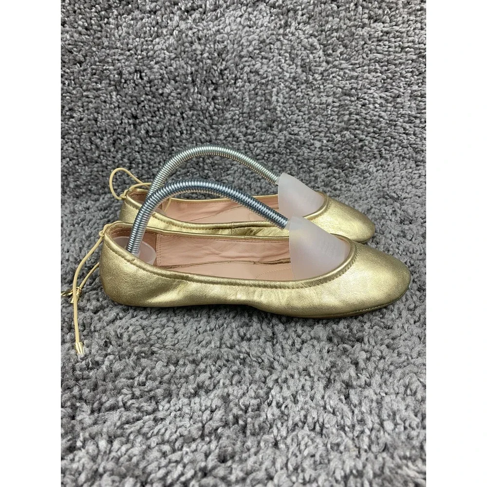 KATE SPADE Foldable Ballet Flats Leather size 6